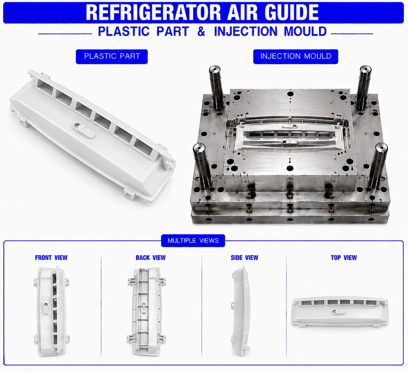 Refrigerator Plastic Air Guide